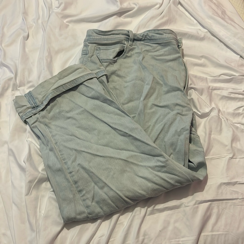 Light wash jeans